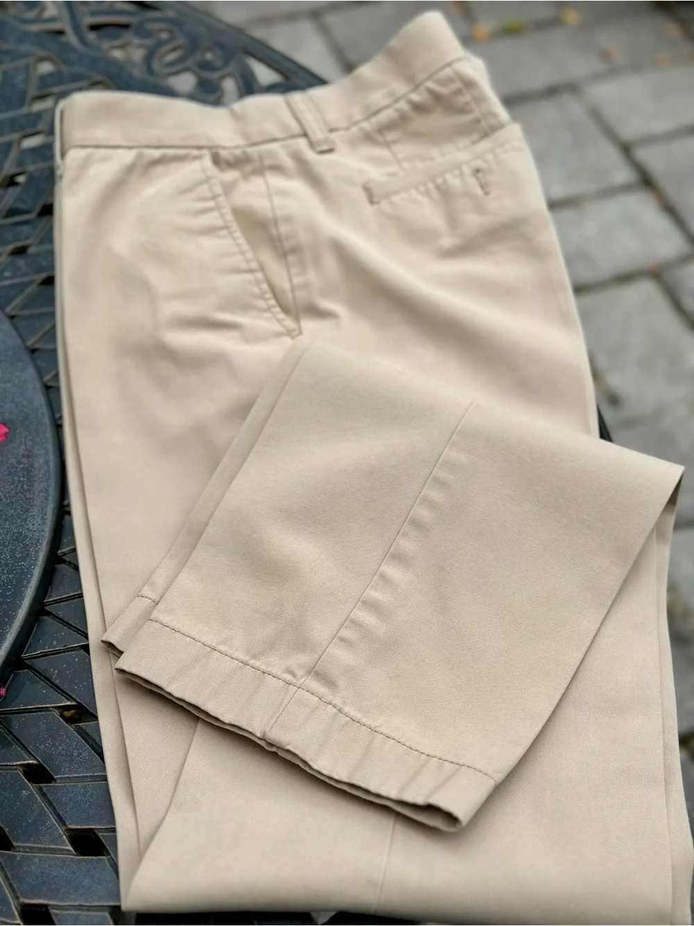 Tommy Hilfiger Tailored Fit Khaki Chino Pants 32 x 34 Men’s Beige